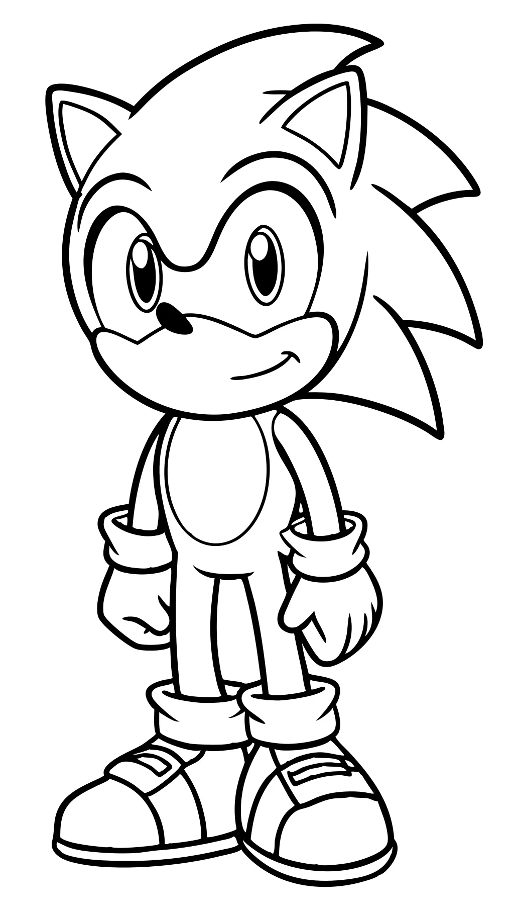 sonic coloring pages free printable